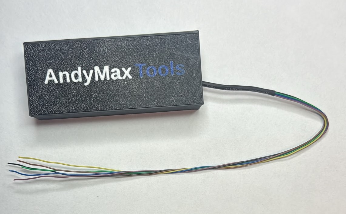 AndyMax Reader hardware con i sei fili di collegamento